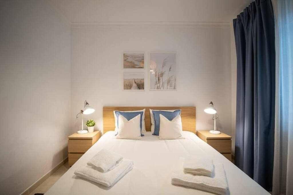 Modern 3Br Apt W/ Lg Terrace, Bbq, Ac & Parking Tavira Buitenkant foto